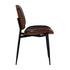 Oikiture 4x Dining Chairs Leather Wooden Metal Legs Walnut-Dining Chairs-PEROZ Accessories