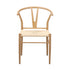 Oikiture 6x Dining Chair Metal Hans Wegner Chairs Wishbone Beige-Dining Chair-PEROZ Accessories
