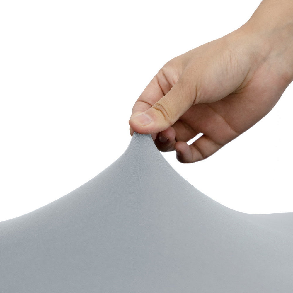 Artiss Dining Chair Covers 6x Slipcovers Spandex Stretch Banquet Wedding Grey-Furniture &gt; Bar Stools &amp; Chairs-PEROZ Accessories