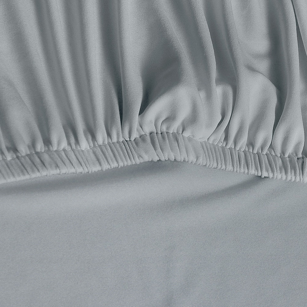 Artiss Dining Chair Covers 6x Slipcovers Spandex Stretch Banquet Wedding Grey-Furniture &gt; Bar Stools &amp; Chairs-PEROZ Accessories