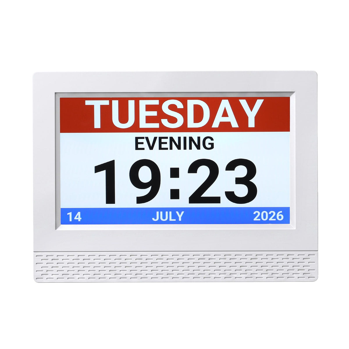 Artiss 7" Smart Digital Clock Calendar HD IPS Touchscreen Weather Photo Frame-Home &amp; Garden > Decor > Clocks-PEROZ Accessories