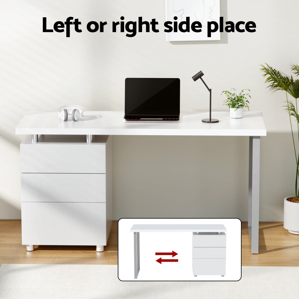 Artiss Computer Desk Executive Office Chairs Sets White-Furniture &gt; Office &gt; Office &amp; Desk Chairs-PEROZ Accessories