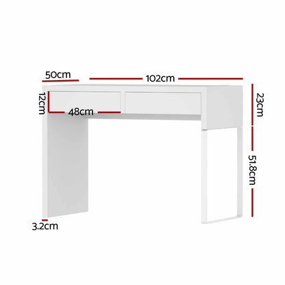 Artiss Computer Desk Drawer White-Furniture &gt; Office-PEROZ Accessories