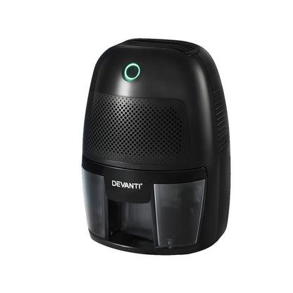 Devanti Dehumidifier 600ML Air Purifier Black-Appliances &gt; Aroma Diffusers &amp; Humidifiers &gt; Dehumidifiers-PEROZ Accessories