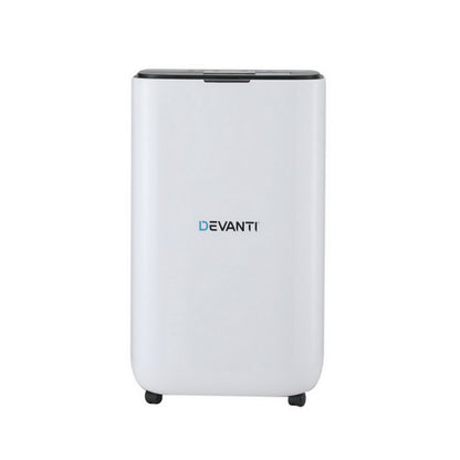 Devanti Dehumidifier 20L Air Purifier White-Appliances &gt; Aroma Diffusers &amp; Humidifiers &gt; Dehumidifiers-PEROZ Accessories