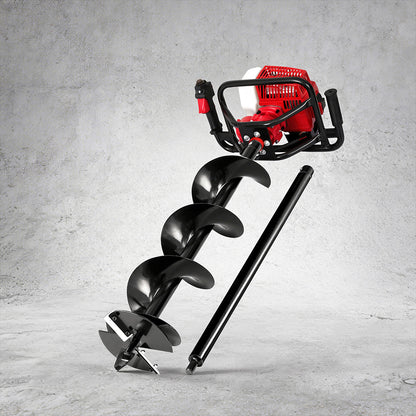 Giantz Post Hole Digger 200mm Petrol Drill Extension Auger Bits-Tools > Power Tools > Outdoor Power Equipment-PEROZ Accessories