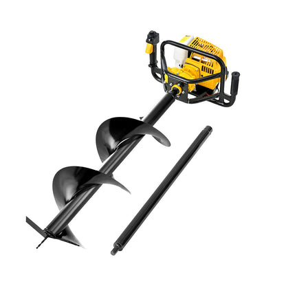 Giantz 82CC Post Hole Digger 300mm Petrol Drill Auger Extension Bits-Tools &gt; Power Tools &gt; Outdoor Power Equipment-PEROZ Accessories