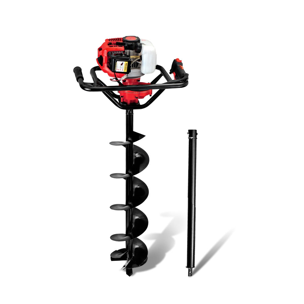 Giantz Post Hole Digger 200mm Petrol Drill Extension Bits Auger-Tools > Industrial Tools-PEROZ Accessories