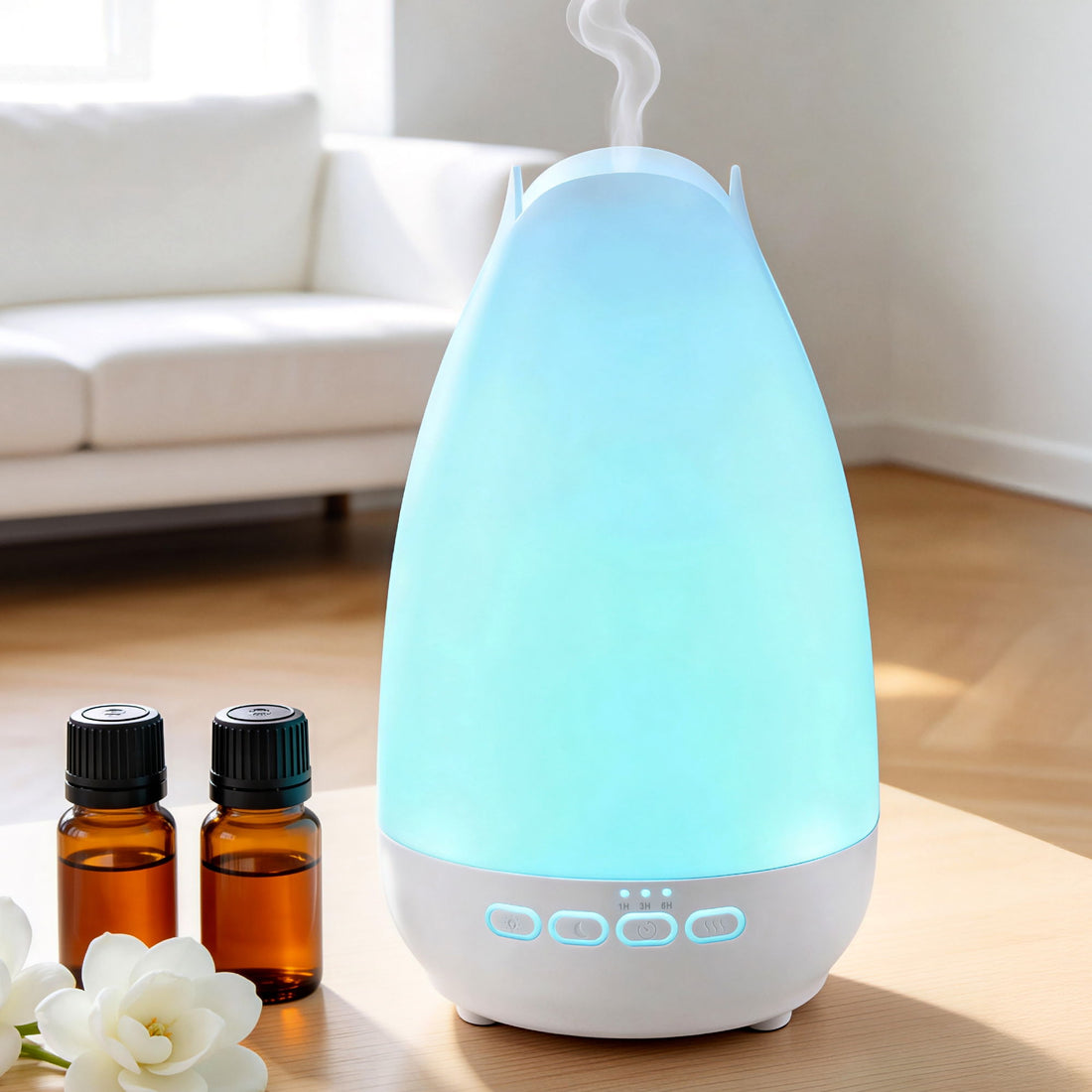 Devanti Ultrasonic Essential Oil Aroma Diffuser Aromatherapy Cool Mist Humidifier w/ LED Light 300ml-Appliances > Aroma Diffusers &amp; Humidifiers > Aroma Diffusers-PEROZ Accessories