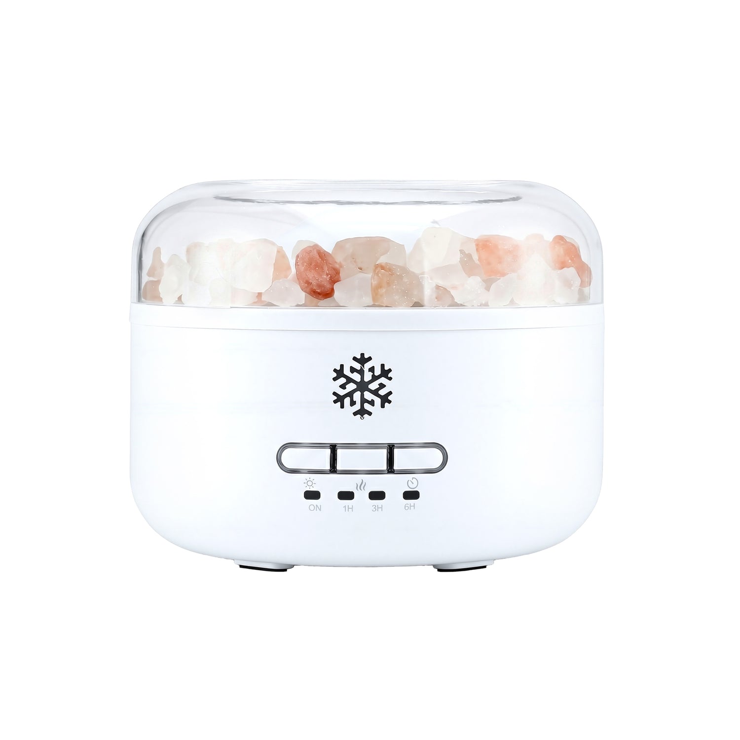 Devanti 150ml Salt Lamp Aroma Diffuser Ultrasonic Humidifier Purifier 7 LED Colors