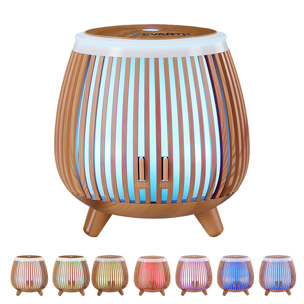Devanti Ultrasonic Aroma Diffuser Aromatherapy 140ml LED Lights Iron Humidifier Forest Deep Wood-Appliances > Aroma Diffusers &amp; Humidifiers > Aroma Diffusers-PEROZ Accessories