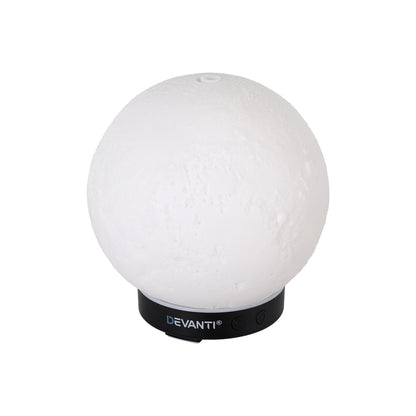 Devanti Ultrasonic Aroma Diffuser Aromatherapy Moon Lamp 100ml-Appliances > Aroma Diffusers &amp; Humidifiers > Aroma Diffusers-PEROZ Accessories