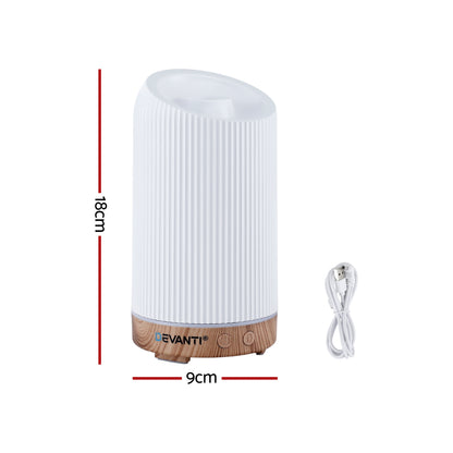 Devanti Ultrasonic Aroma Diffuser Aromatherapy 200ml LED Lights Iron Humidifier Forest-Appliances > Aroma Diffusers &amp; Humidifiers > Aroma Diffusers-PEROZ Accessories
