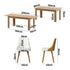 Oikiture 200cm Extendable Dining Table with 6PCS Dining Chairs PU Leather White-Dining Sets-PEROZ Accessories