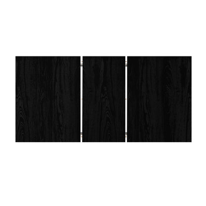 Oikiture 160cm Extendable Dining Table with 4PCS Chairs PU Leather-Dining Set-PEROZ Accessories