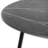 Oikiture 110cm Round Dining Table with 4 Dining Chairs Velvet Grey-Dining Set-PEROZ Accessories