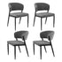 Artiss Dining Chairs Set of 4 Linen Fabric Soft Upholstered Chairs Grey-Furniture > Dining > Kitchen & Dining Chairs-PEROZ Accessories