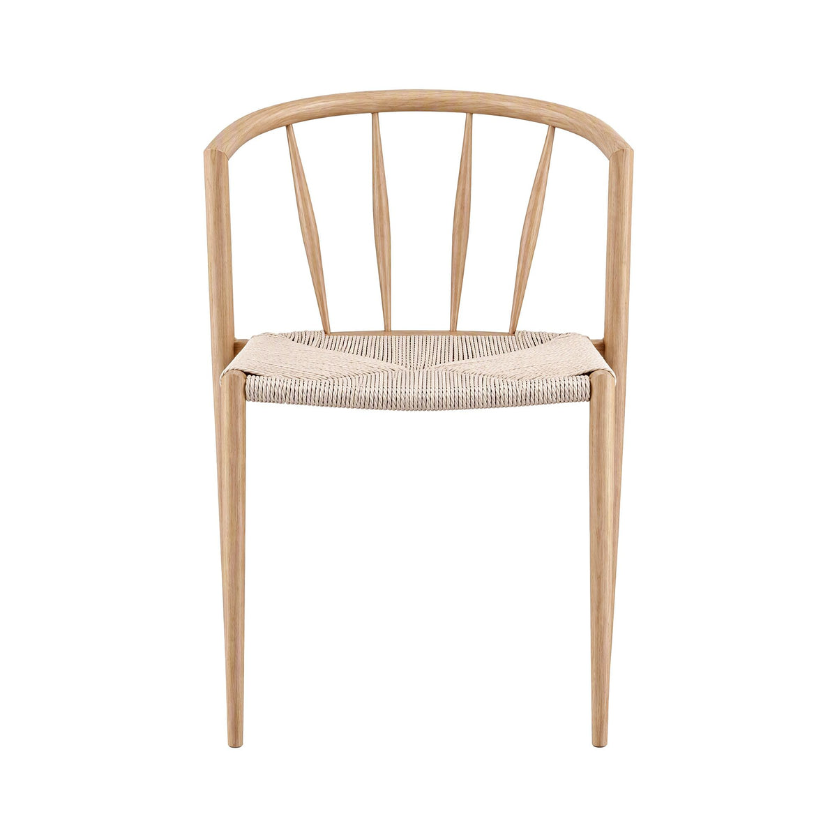 Artiss Dining Chairs x1, Leisure Accent Chair for Living Room &amp; Balcony Woven Seat Spindle Back-Furniture > Dining > Kitchen &amp; Dining Chairs-PEROZ Accessories
