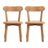 Artiss 2x Dining Chairs Wooden Kitchen Accent Chair Cafe Lounge Rubber Wood-Furniture > Dining > Kitchen & Dining Chairs-PEROZ Accessories