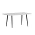 1.5M Artiss Dining Table Marble Effect-Furniture > Dining > Dining Tables-PEROZ Accessories