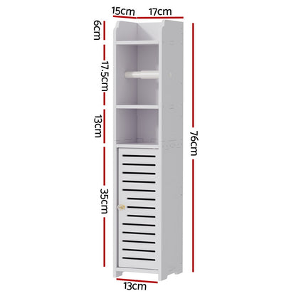 Artiss Bathroom Cabinet Toilet Roll Holder Tissue Organizer 3 Tier Floor Cabinet-Furniture &gt; Bathroom-PEROZ Accessories