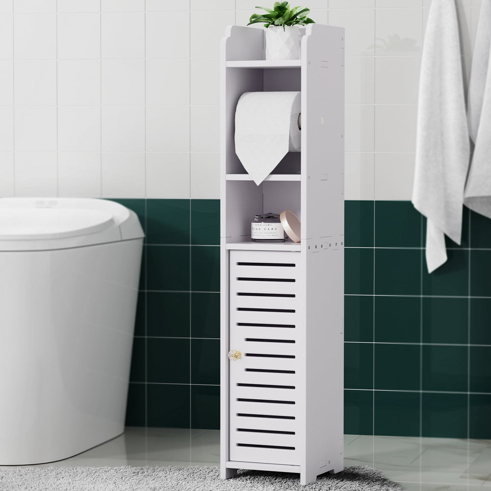 Artiss Bathroom Cabinet Toilet Roll Holder Tissue Organizer 3 Tier Floor Cabinet-Furniture &gt; Bathroom-PEROZ Accessories
