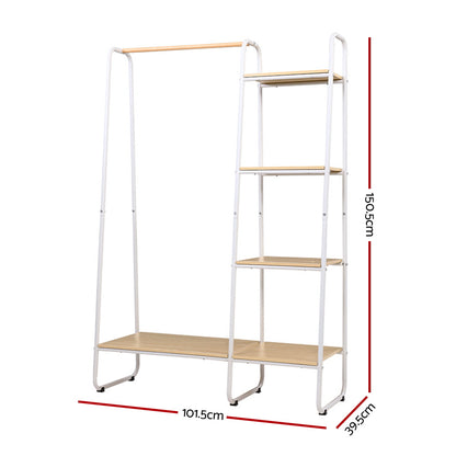 Artiss Clothes Rack Wardrobe Coat Stand 150cm-Furniture &gt; Bedroom-PEROZ Accessories