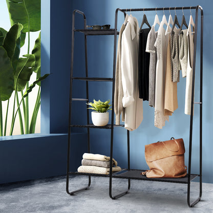 Artiss Clothes Rack Wardrobe Coat Stand Closet 150cm-Coat Racks-PEROZ Accessories