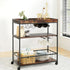 Artiss Kitchen Island Rolling Serving Cart-Furniture > Dining-PEROZ Accessories