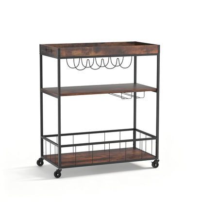 Artiss Kitchen Island Rolling Serving Cart-Furniture > Dining-PEROZ Accessories