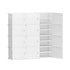 Artiss Shoe Rack DIY 12 Storage Cube Stackable White-Shoe Storage Cabinets-PEROZ Accessories