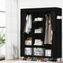 Artiss Large Portable Clothes Closet Wardrobe with Shelf Black-Home & Garden > Storage-PEROZ Accessories