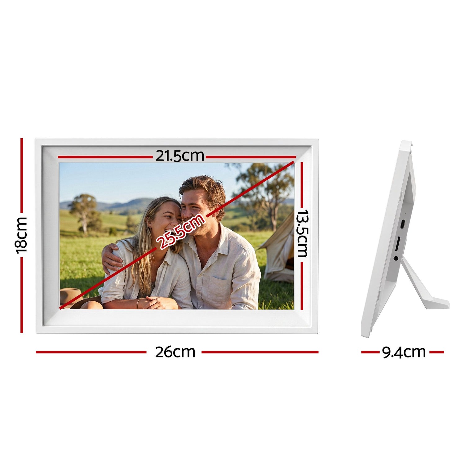 Artiss 10" Digital Calendar Planner Smart Photo Frame Family Chore Chart &amp; Sync