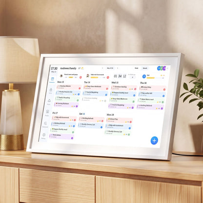 Artiss 15.6" Digital Calendar Planner Smart Photo Frame Family Chore Chart &amp; Sync