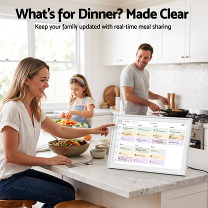 Artiss 15.6" Digital Calendar Planner Smart Photo Frame Family Chore Chart &amp; Sync