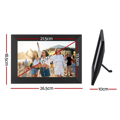 Artiss Digital Photo Frame 10.1 Inch WIFI Touch-Screen Picture Video Player 32G-Home &amp; Garden > Decor > Picture Frames-PEROZ Accessories