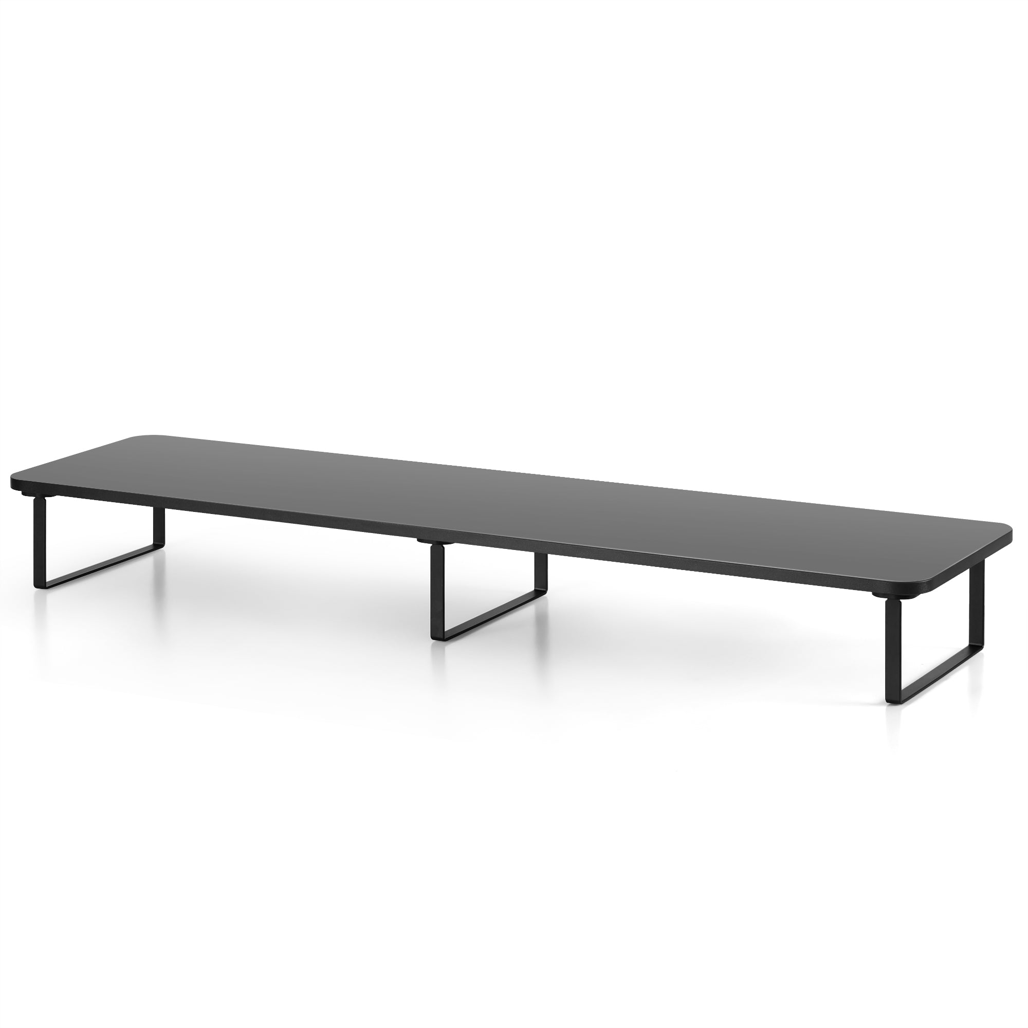 Artiss Dual Monitor Stand 100cm Riser Large Laptop Stand Desk Organiser Black-Electronics > Computers &amp; Tablets > Desktops &amp; Accessories-PEROZ Accessories