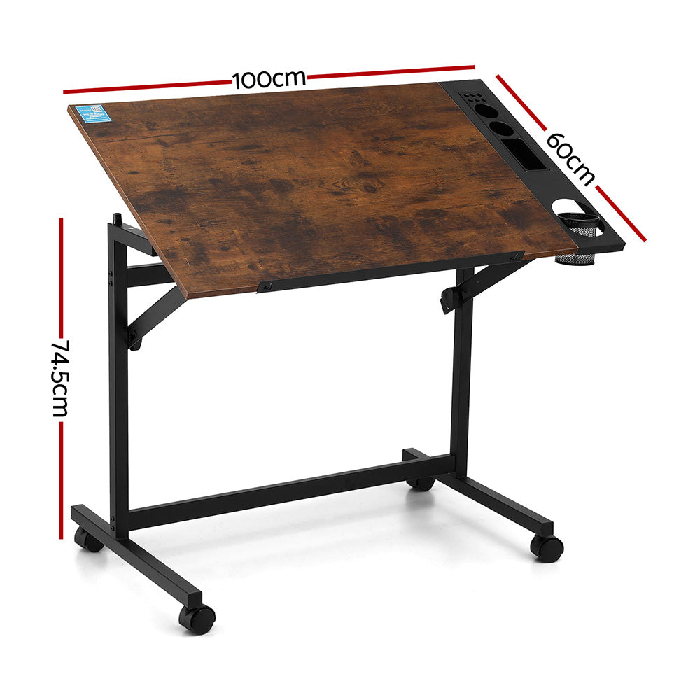 Artiss Drafting Table Drawing Desk Art Desk Multi-Functional Craft Drawing Table-Furniture &gt; Office &gt; Desks-PEROZ Accessories