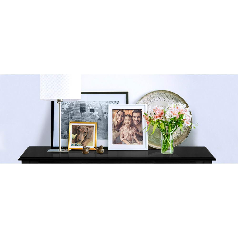 Artiss Console Table 3 Drawers Black Hamptons-Console Tables-PEROZ Accessories