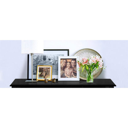 Artiss Console Table 3 Drawers Black Hamptons-Console Tables-PEROZ Accessories