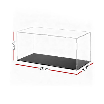 Artiss Clear Acrylic Display Case Dustproof Protection Box For Car Toys 15CM-Home &amp; Garden > Hobbies > Arts &amp; Crafts-PEROZ Accessories