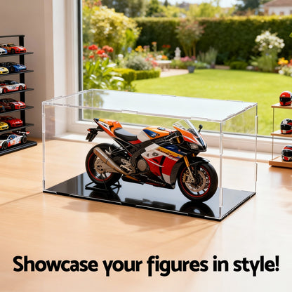 Artiss Clear Acrylic Display Case Dustproof Protection Box For Car Toys 15CM-Home &amp; Garden > Hobbies > Arts &amp; Crafts-PEROZ Accessories