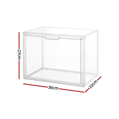 Artiss Clear Acrylic Display Case Dustproof Protection Box For Toys 27CM-Home &amp; Garden &gt; Hobbies &gt; Arts &amp; Crafts-PEROZ Accessories