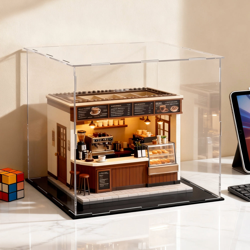 Artiss Clear Acrylic Display Case Dustproof Protection Box For Car Toys 30CM-Home &amp; Garden &gt; Hobbies &gt; Arts &amp; Crafts-PEROZ Accessories