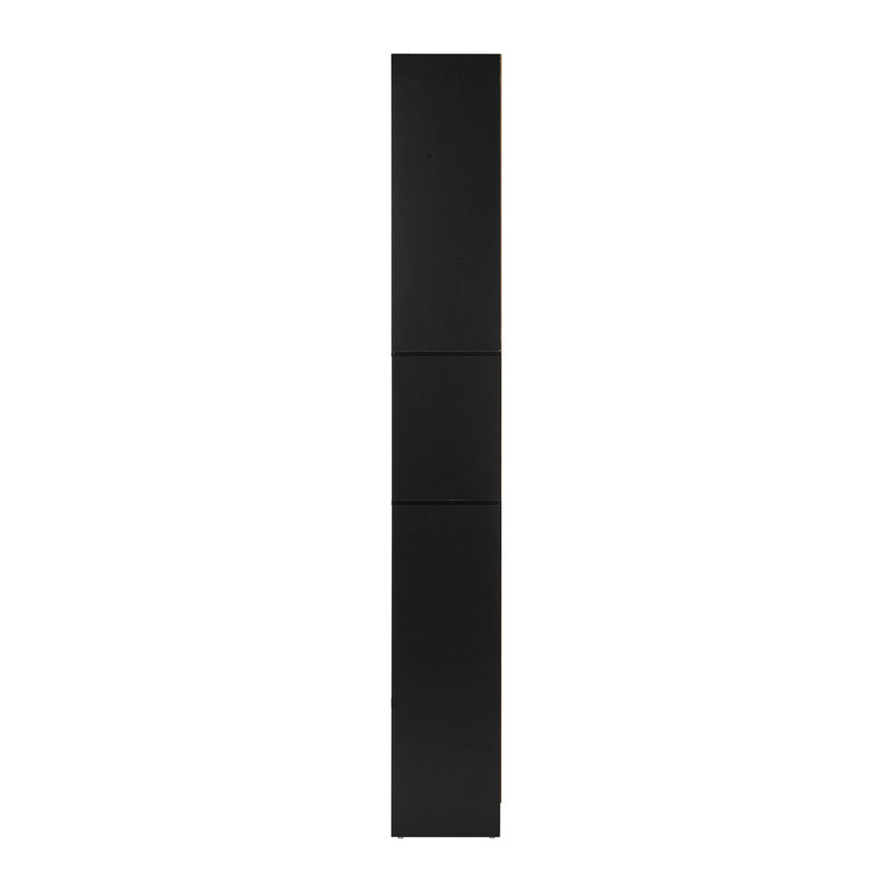 Oikiture Bookshelf Display Shelf 5-Tier Black-Display Shelf-PEROZ Accessories
