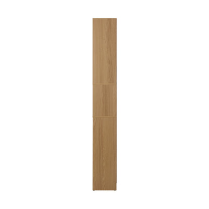 Oikiture Bookshelf Display Shelf 5-Tier Natural-Display Shelf-PEROZ Accessories
