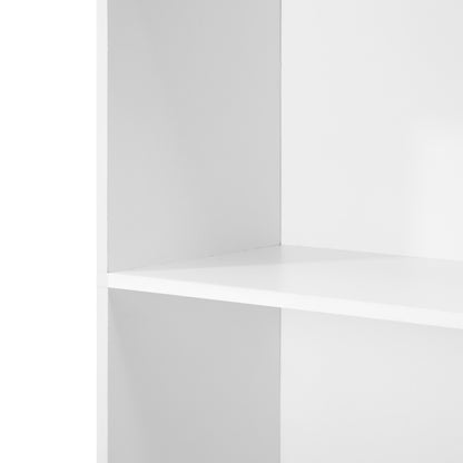 Oikiture Bookshelf Display Shelf 5-Tier White-Display Shelf-PEROZ Accessories