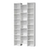 Oikiture Bookshelf Display Shelf CD DVD Storage Media Rack White-Display Shelf-PEROZ Accessories