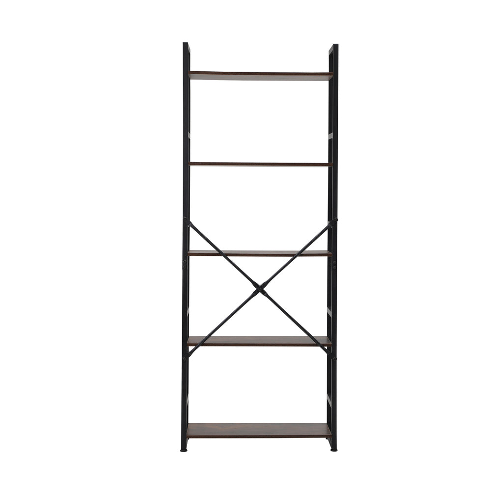 Oikiture Display Shelf 5-Tier Shelves Stand Rack 60CM-Bookshelf-PEROZ Accessories