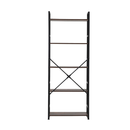 Oikiture Display Shelf 5-Tier Shelves Stand Rack 60CM-Bookshelf-PEROZ Accessories